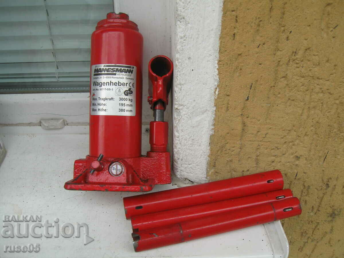 Delivery of Jack "MANNESMANN - 007-T-GS-3" hydraulically operated Delivery of Jack "MANNESMANN - 007-T-GS-3" hydraulically operated