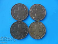 2 rapenes 1948 , 1951 , 1957 , 1958 Switzerland