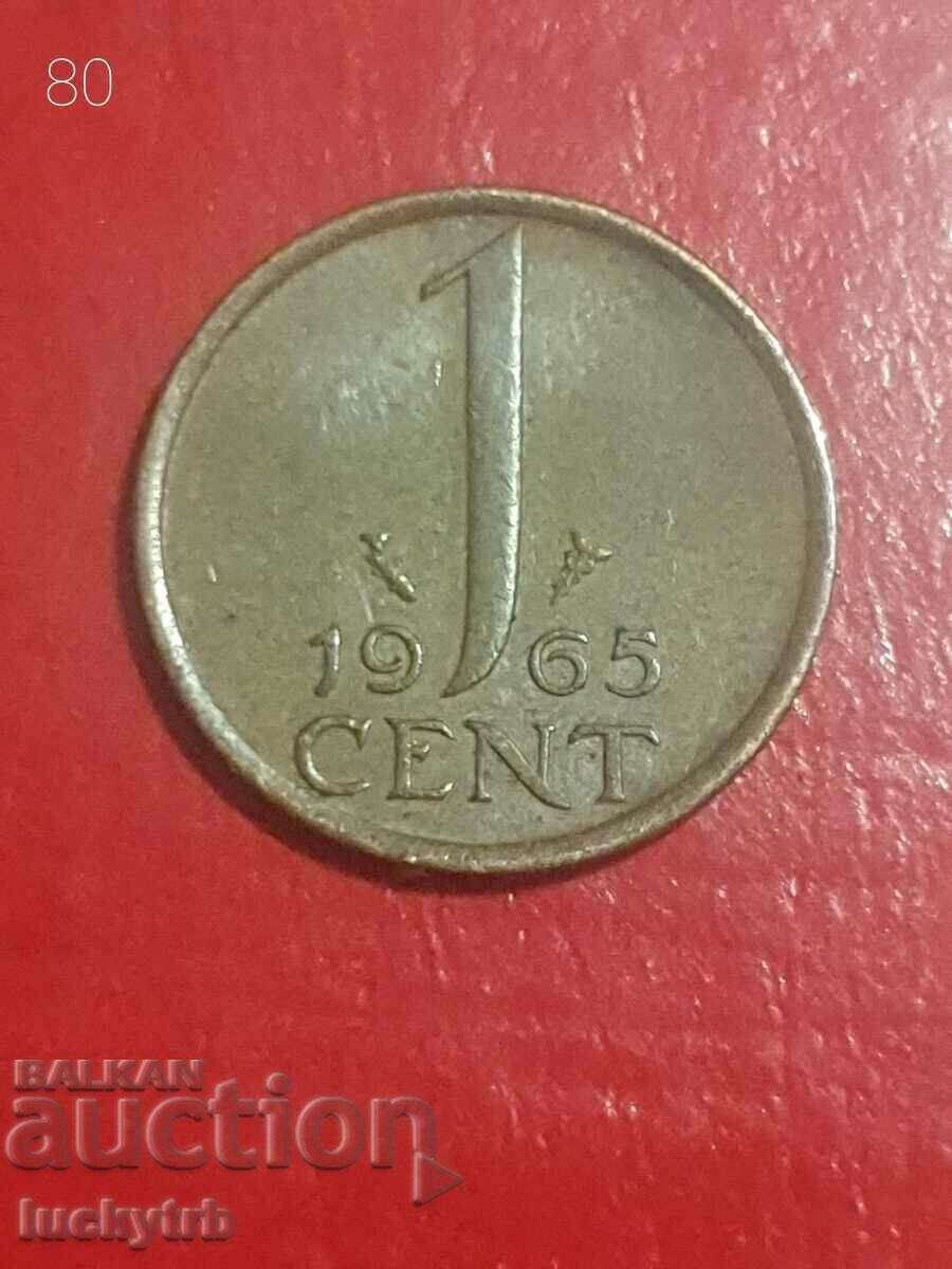 1 cent 1965 - Olanda