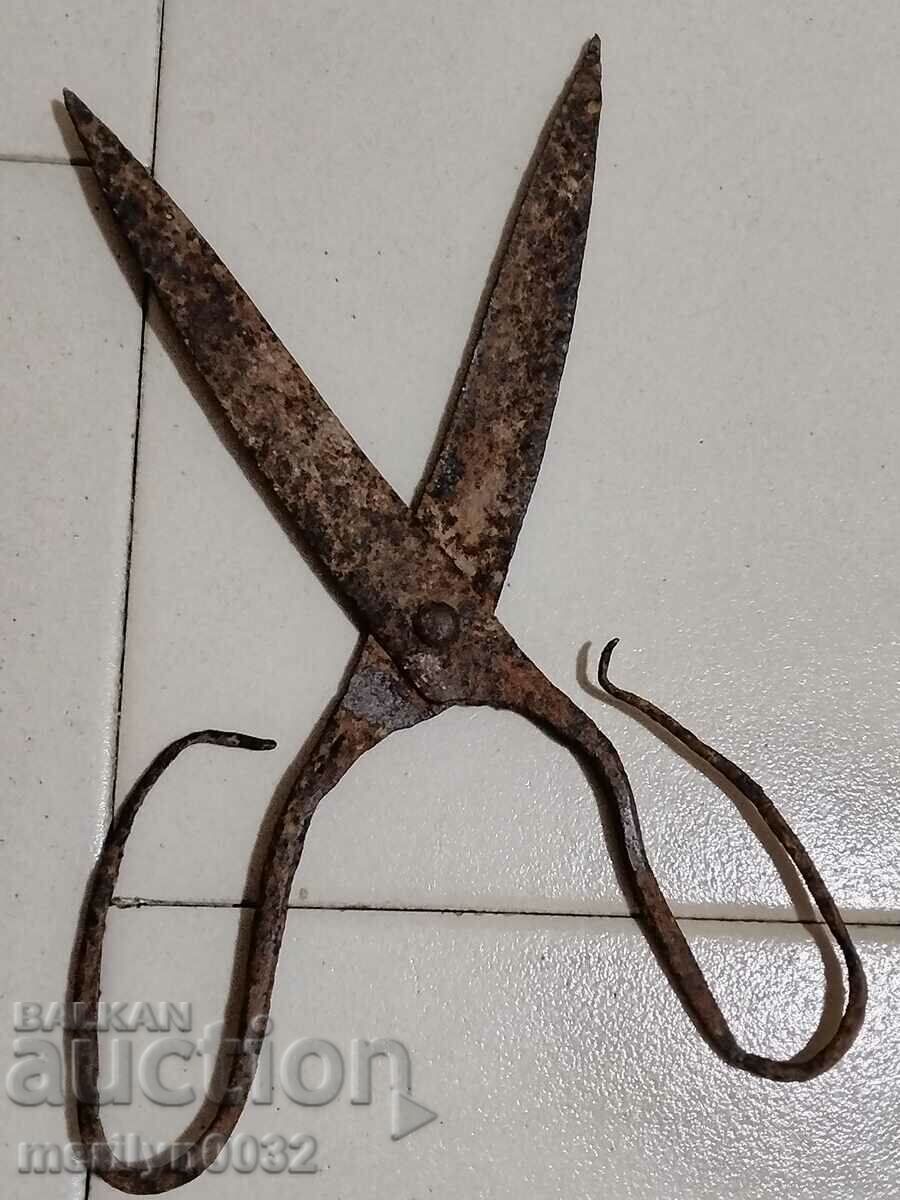 Auction Forged scissors old scissors wrought iron Auction Forged scissors old scissors wrought iron