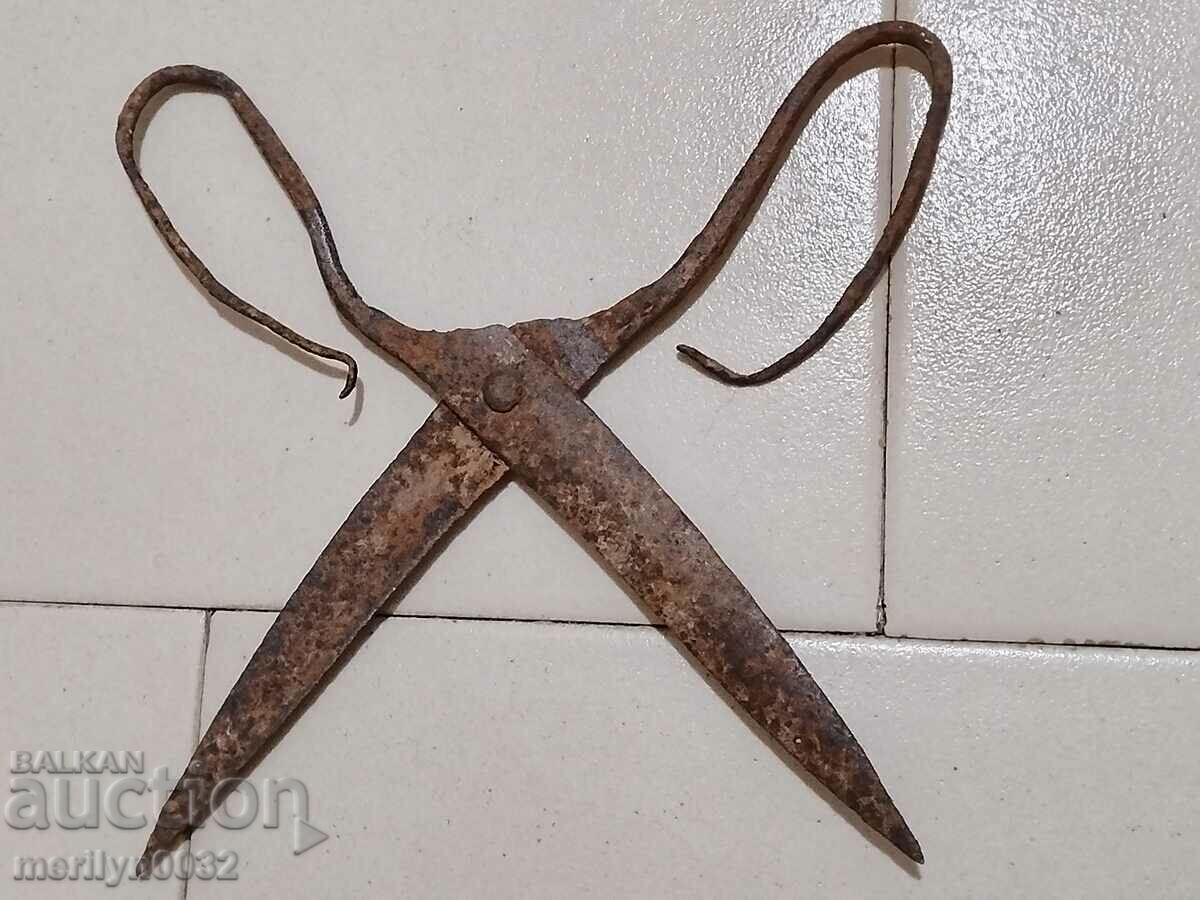 Forged scissors old scissors wrought iron - 5 Forged scissors old scissors wrought iron - 5