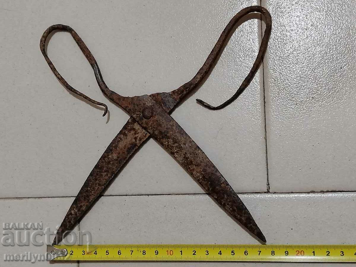 Forged scissors old scissors wrought iron - 6 Forged scissors old scissors wrought iron - 6