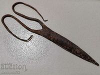 Forged scissors old scissors wrought iron