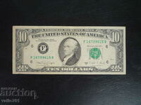 USA 10 DOLLARS 1988