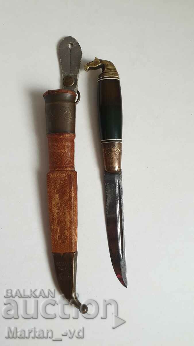 Old Finnish Puukko HORSEHEAD knife