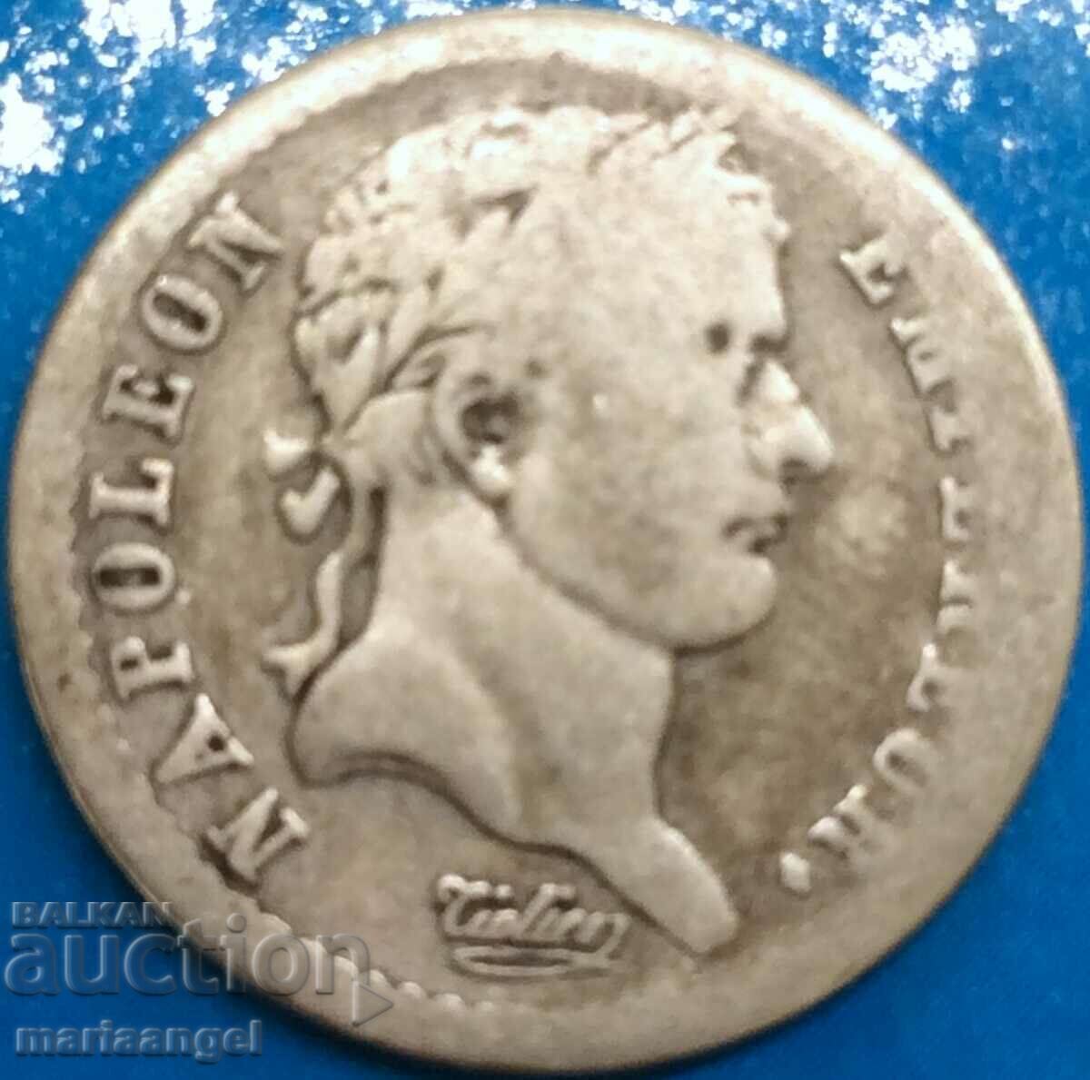 Napoleon 1/2 Franc 1808 France A - Paris Silver