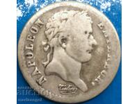 Napoleon 1/2 Franc 1808 Franța A - Paris Argint