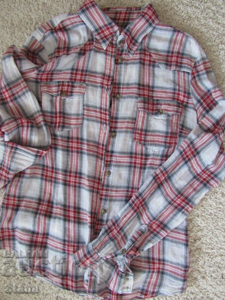 Women's check blouse H&M size 12 with price 6.00 BGN | € 3.07 Women's check blouse H&M size 12 with price 6.00 BGN | € 3.07
