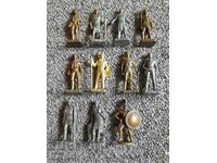 11 pcs. soldiers, KInder chocolate egg figurines