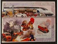 Guineea Bissau 2006 Cars/Fire Block MNH