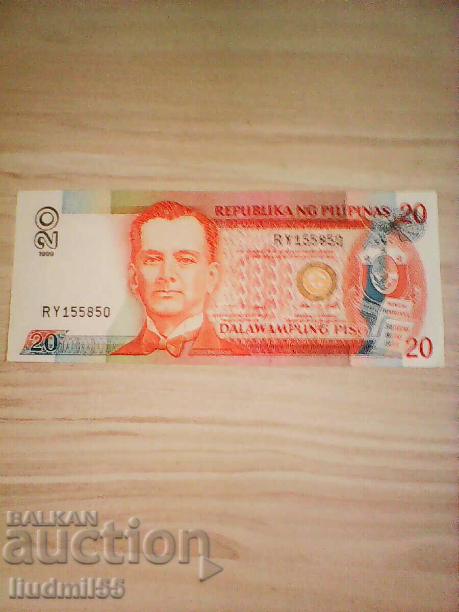 ΦΙΛΙΠΠΙΝΕΣ 20 PESOS 1999 UNC