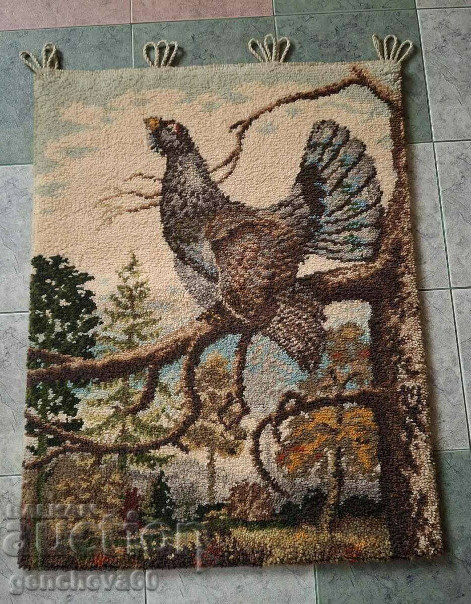 Woven wool panel for hanging, carpet with price 60.00 BGN | € 30.68 Woven wool panel for hanging, carpet with price 60.00 BGN | € 30.68