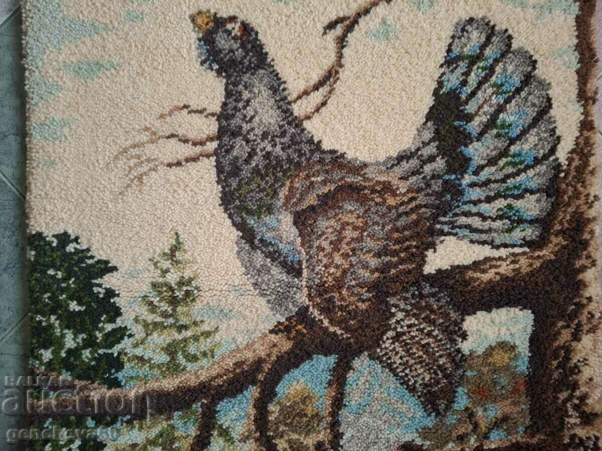 Woven wool panel for hanging, carpet - 7 Woven wool panel for hanging, carpet - 7