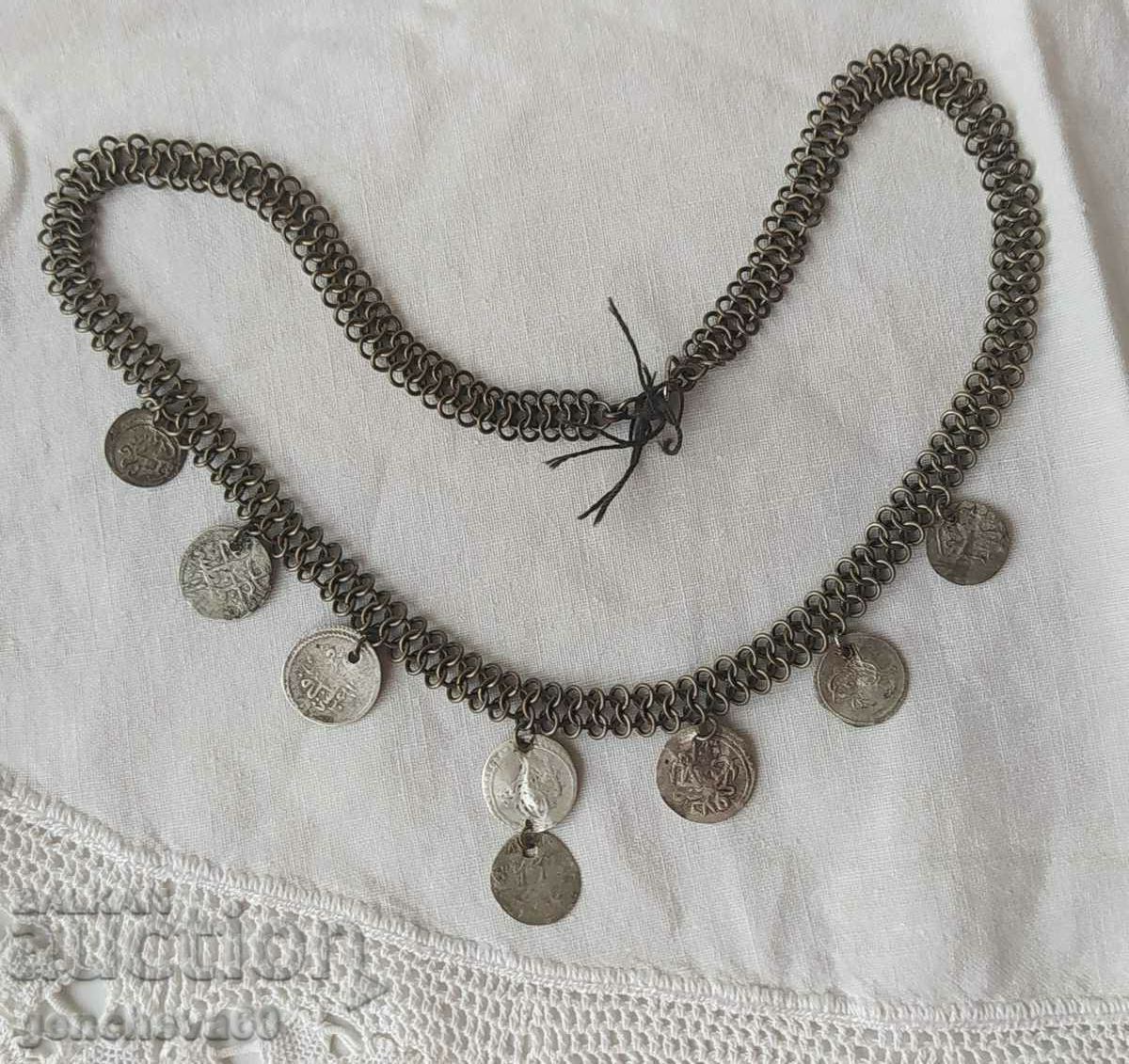 Old costume jewelry with Ottoman beads