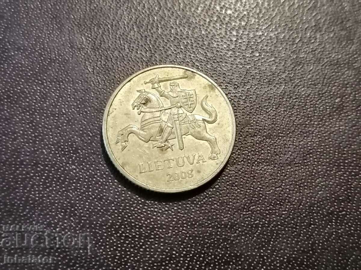 Lithuania 20 cents 2008