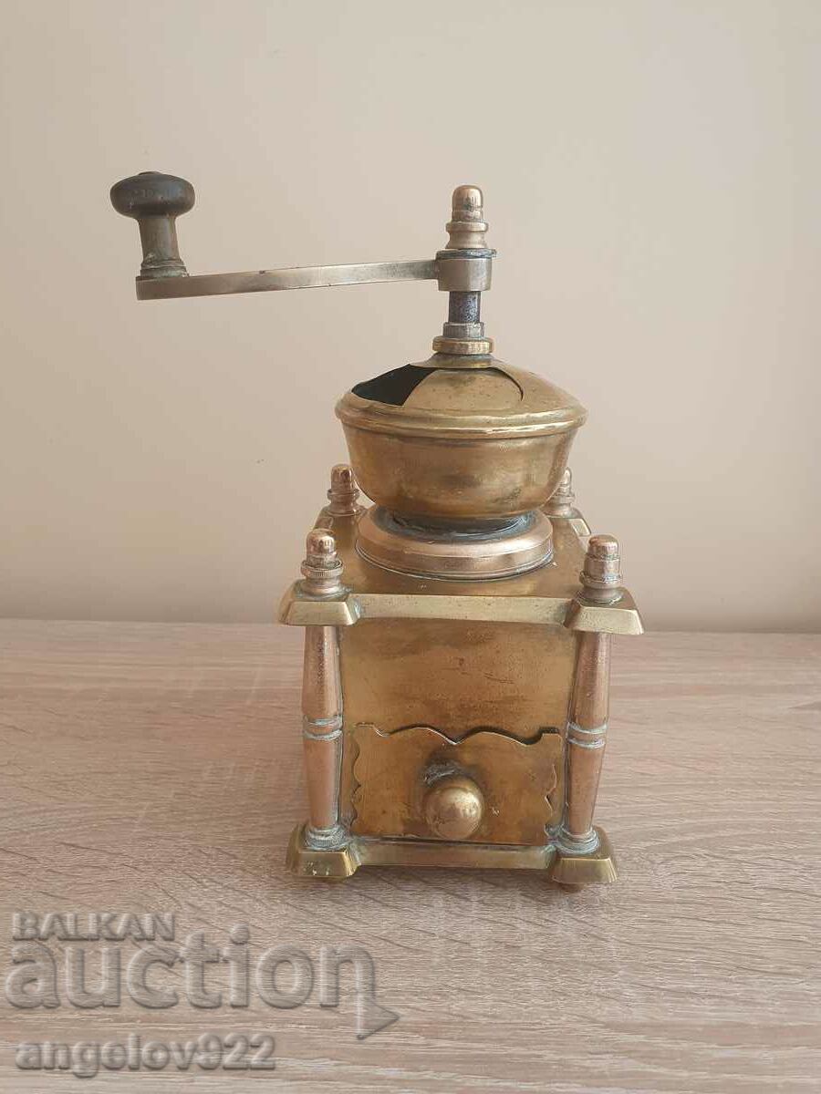 Vintage Solid Bronze Coffee Grinder!!!