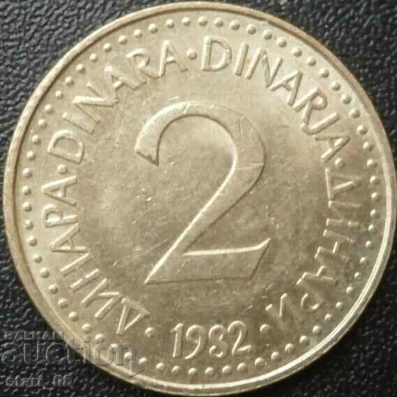 2 dinari 1982