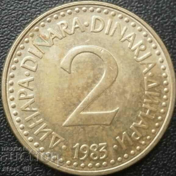 2 dinari 1983