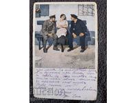Παλιά ταξιδιωτική στρατιωτική καρτ-ποστάλ - 12 - Συμμαχικοί στρατιώτες