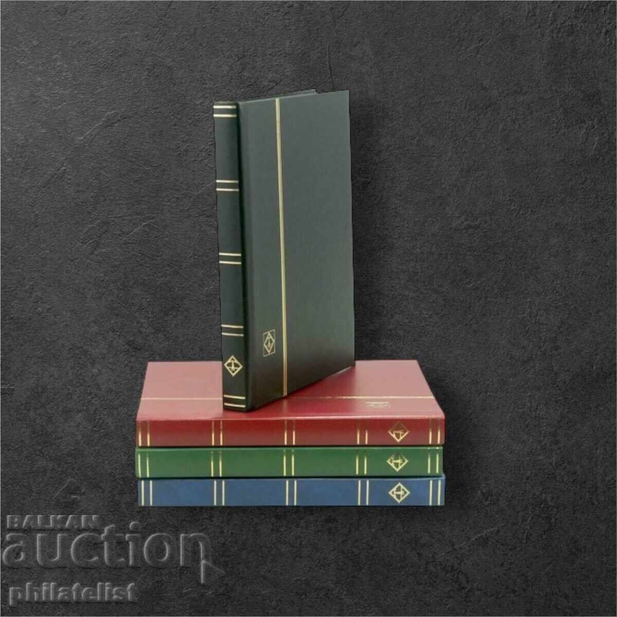 Leuchtturm - stamp album Basic 16 white sheets A5 blue