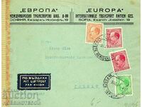 BULGARIA traveled AIRBAG SOFIA GERMANY 1943 CENSORSHIP