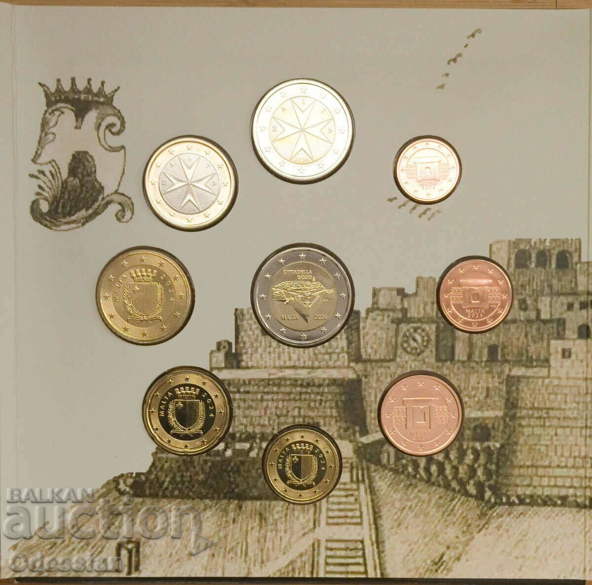 Malta Official Coin Set 2024 with price 90.00 BGN | € 46.02 Malta Official Coin Set 2024 with price 90.00 BGN | € 46.02