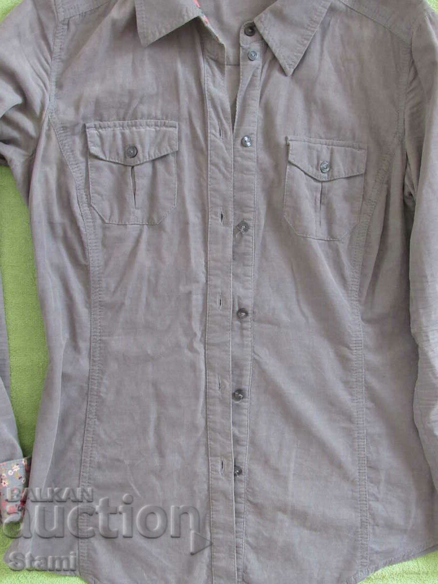 Women's blouse fine velvet Esprit size 36 - 6