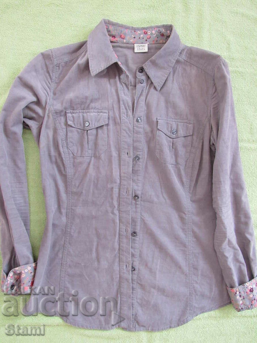 Women's blouse fine velvet Esprit size 36