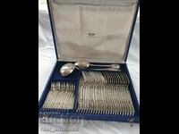 Set of silver plated utensils