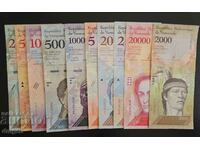 Lot of 10 banknotes Venezuela UNC