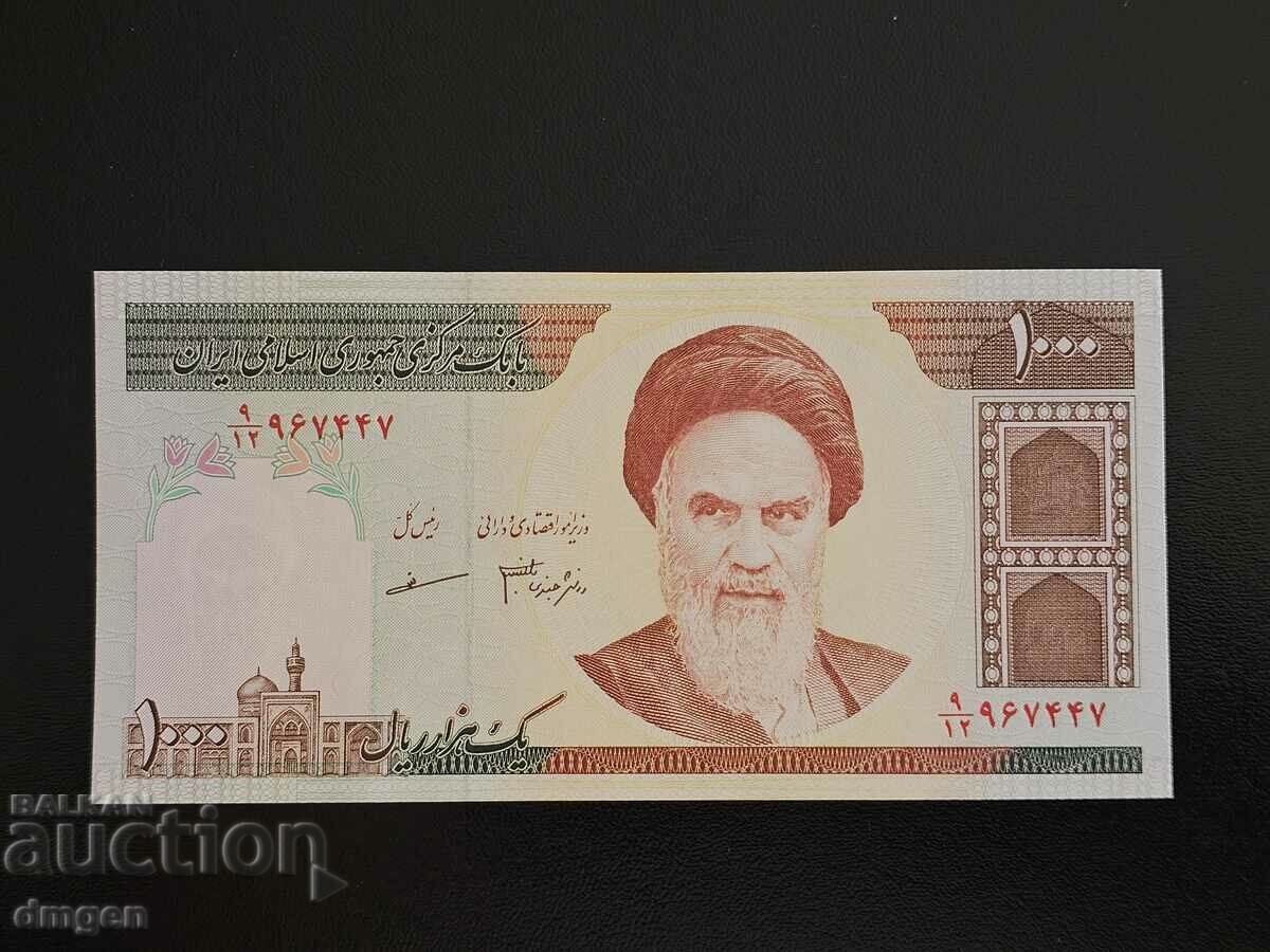 1000 Riyal Iran UNC