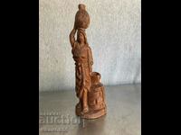 wooden figure statuette