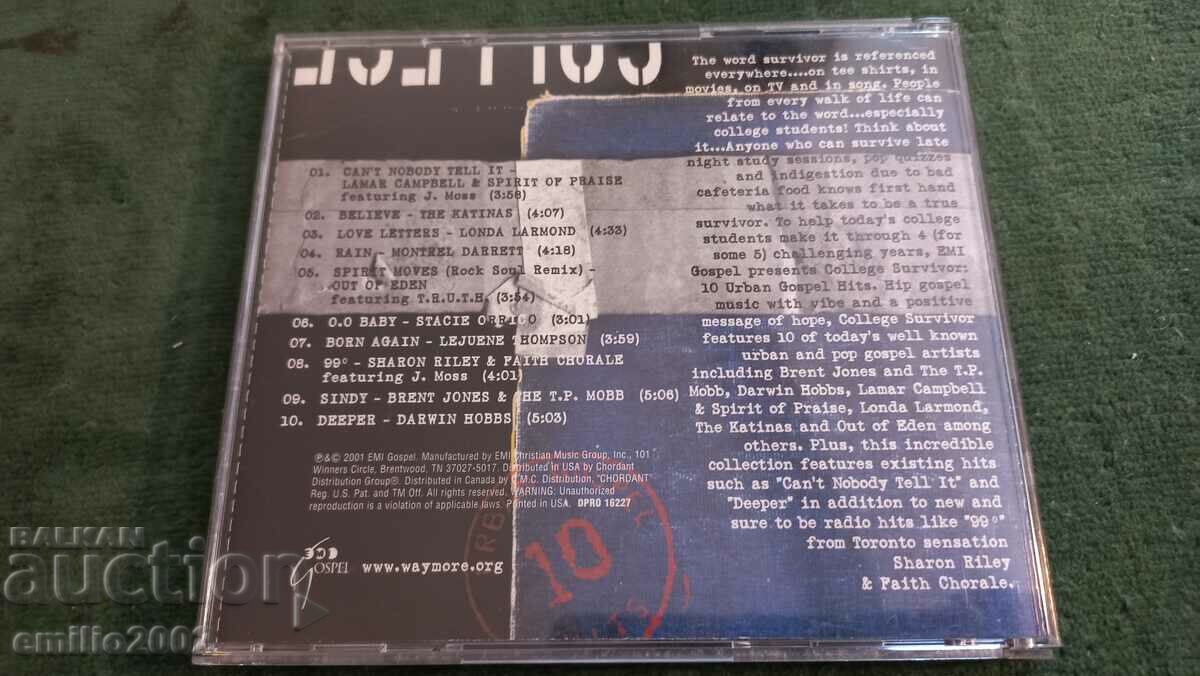 Auction Audio CD College survivor Auction Audio CD College survivor