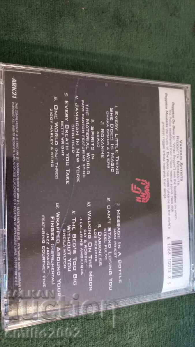 Auction Audio CD Reggatta mondatta A reggae tribute to the Police Auction Audio CD Reggatta mondatta A reggae tribute to the Police