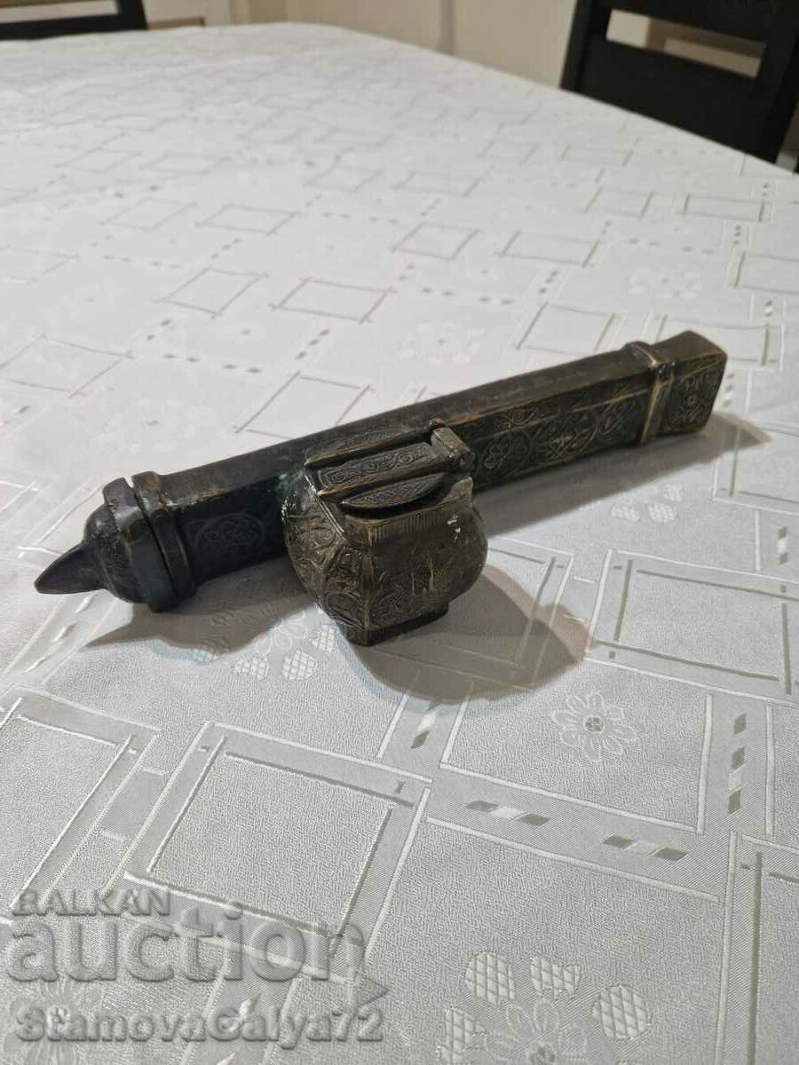 Unique Oversized Ottoman Divided Inkwell with price 696.00 BGN | € 355.86 Unique Oversized Ottoman Divided Inkwell with price 696.00 BGN | € 355.86