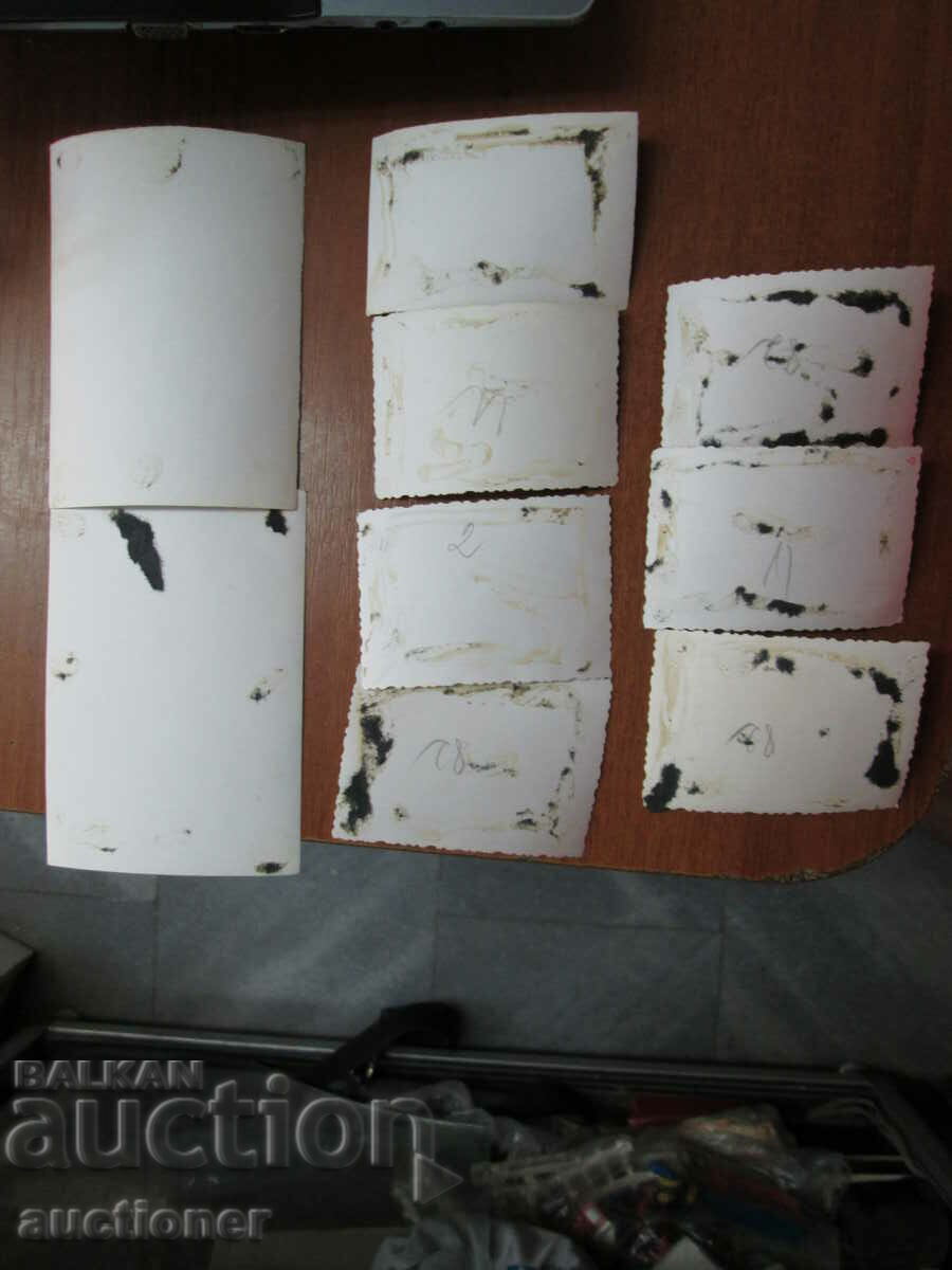 OLD PHOTOS OF A FLYER - 9 NUMBERS - 5 OLD PHOTOS OF A FLYER - 9 NUMBERS - 5