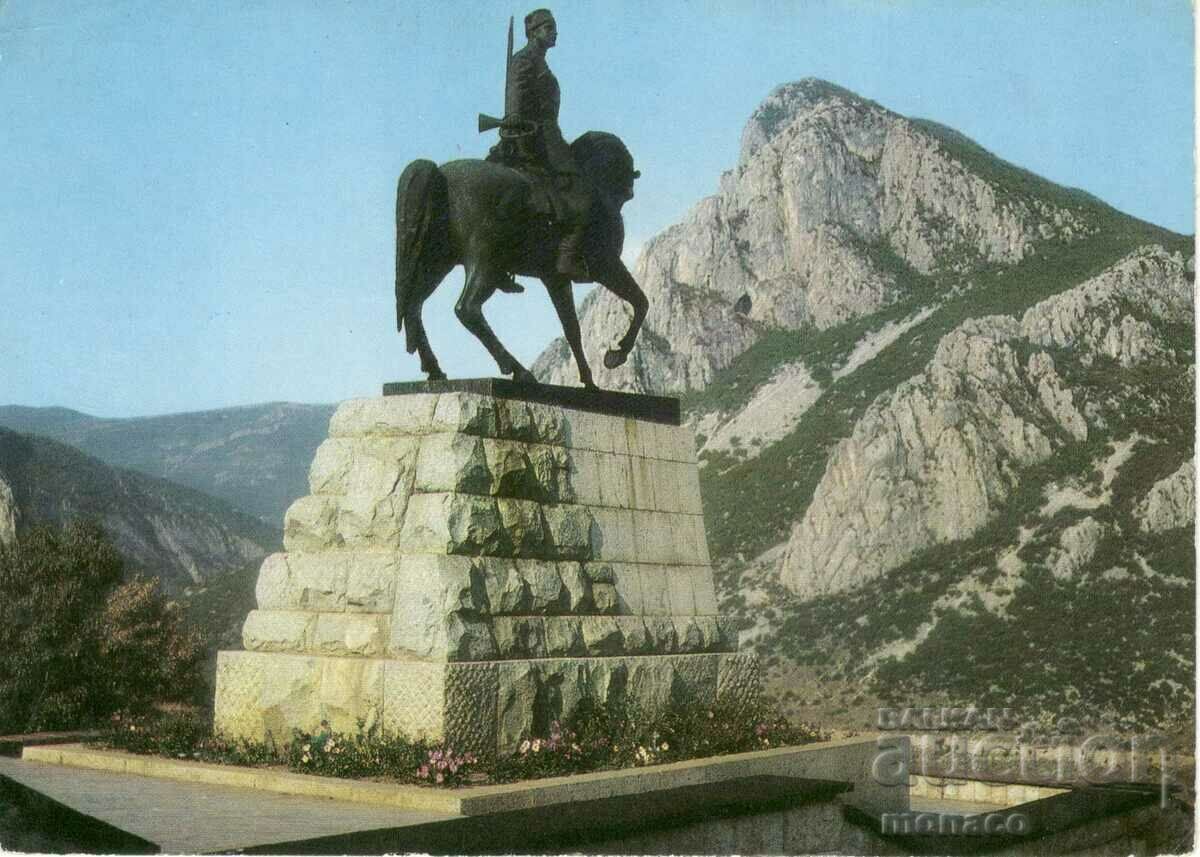 Old postcard - Vratsa, the Herald