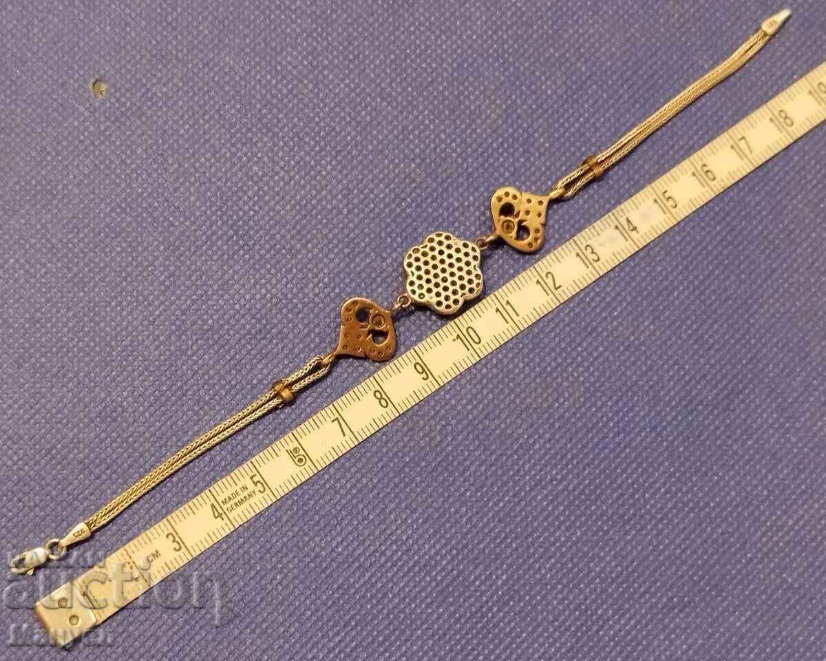 A beautiful silver bracelet. - 5 A beautiful silver bracelet. - 5