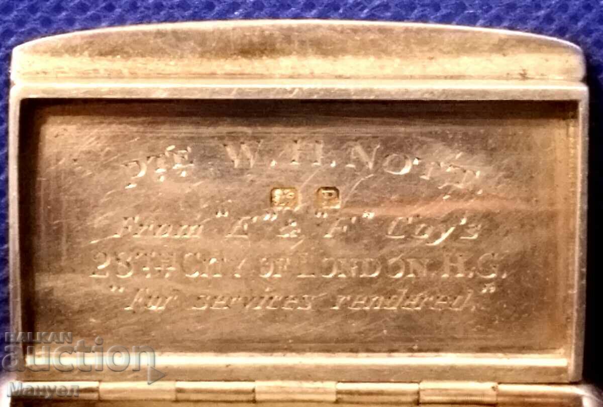 Old silver snuff box. - 5 Old silver snuff box. - 5