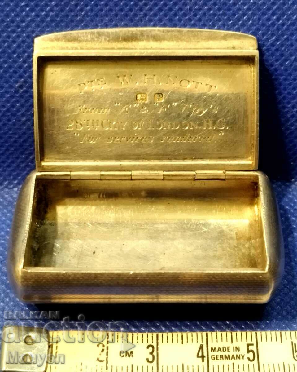 Old silver snuff box. - 7 Old silver snuff box. - 7