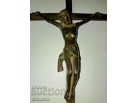 Crucifix din bronz antic