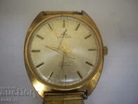 Old gold-plated men's watch ''Arctos''