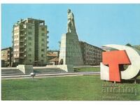 Old postcard - Mihailovgrad, Monument "Septemvriytsi"