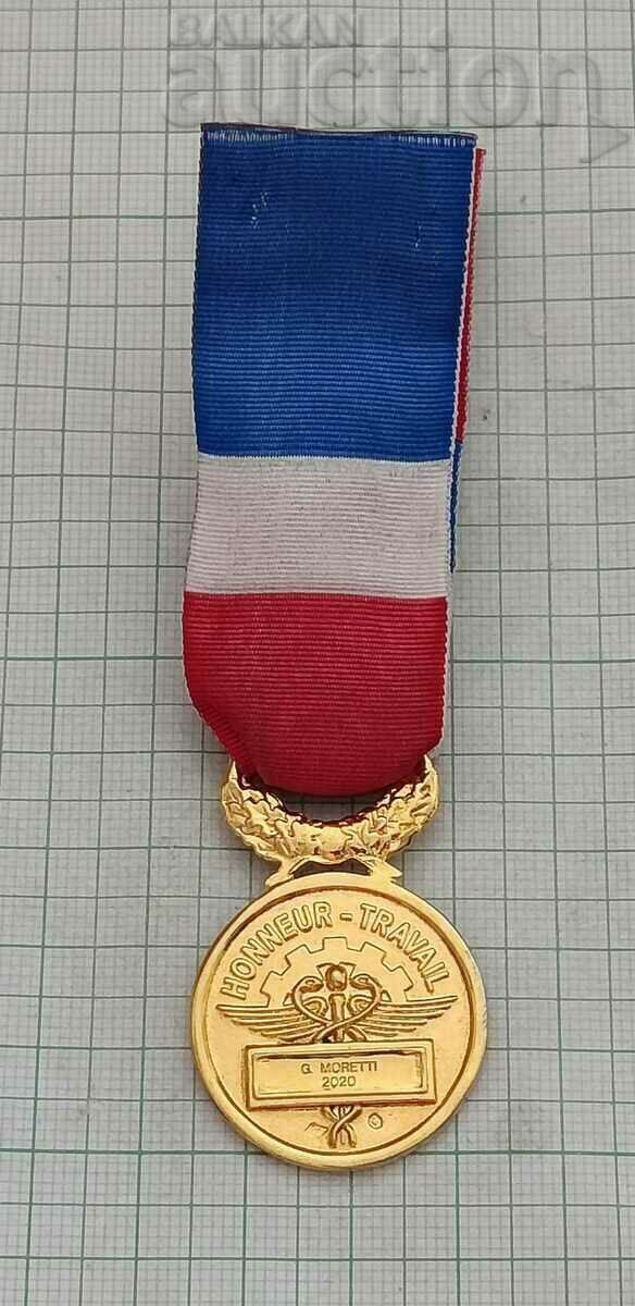 Delivery of FRANCE SILVER ROSETA MEDAL NAMED 2020 Delivery of FRANCE SILVER ROSETA MEDAL NAMED 2020