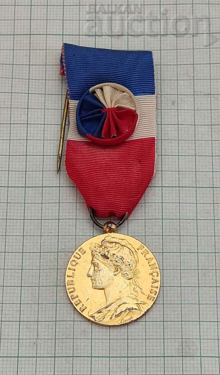 FRANCE SILVER ROSE MEDAL NAMED 1986