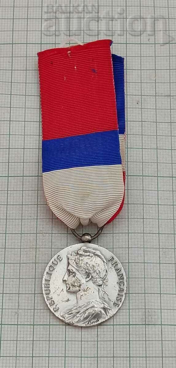 FRANCE SILVER MEDAL NAMED 1968 FRANCE SILVER MEDAL NAMED 1968
