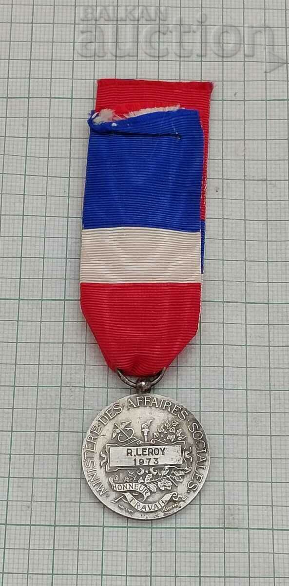 Delivery of FRANCE SILVER MEDAL NAMED 1973 Delivery of FRANCE SILVER MEDAL NAMED 1973
