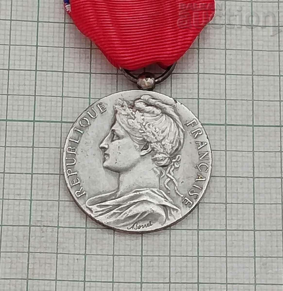 FRANCE SILVER MEDAL NAMED 1974 with price 36.00 BGN | € 18.41