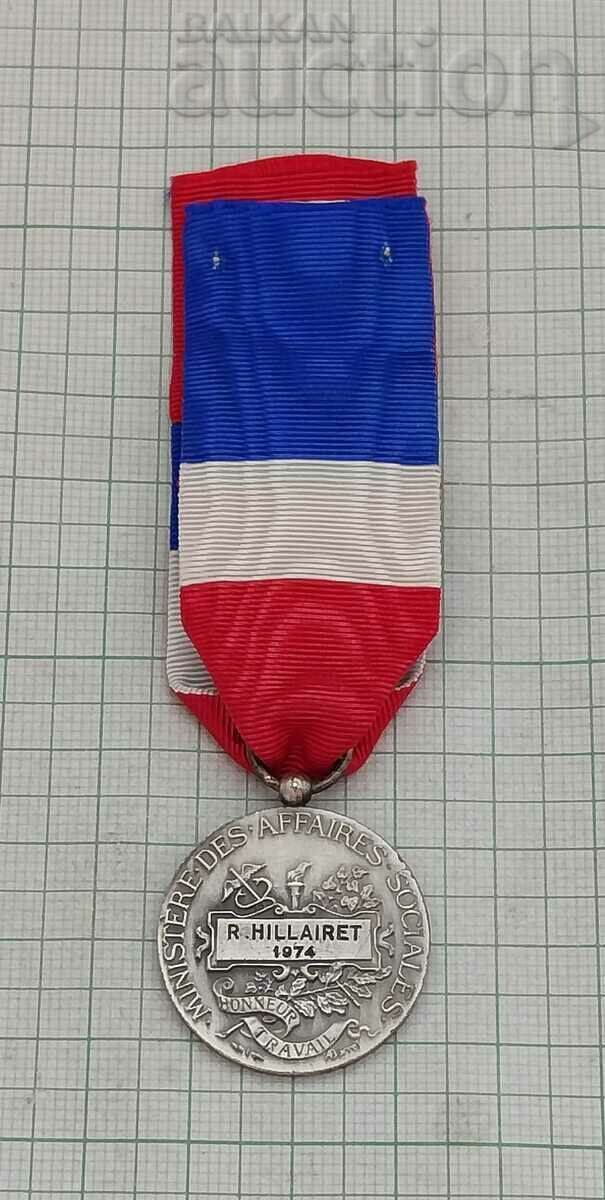 Delivery of FRANCE SILVER MEDAL NAMED 1974