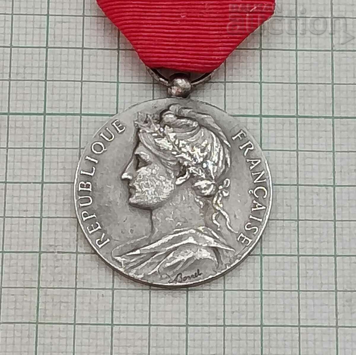 FRANCE SILVER MEDAL NAMED 1980 with price 36.00 BGN | € 18.41
